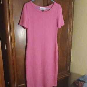 St. John Vibrant Pink Mini Dress